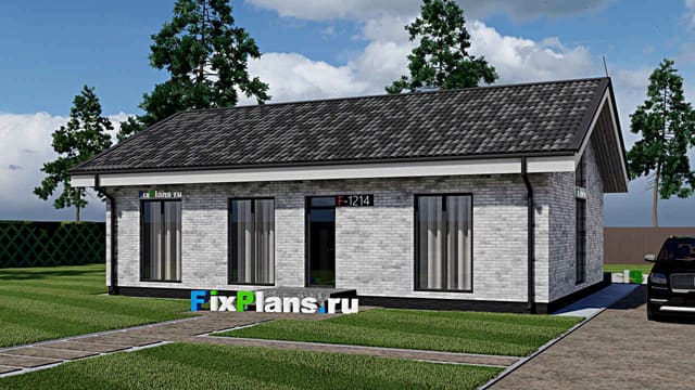 Одноэтажный дом F - 1214